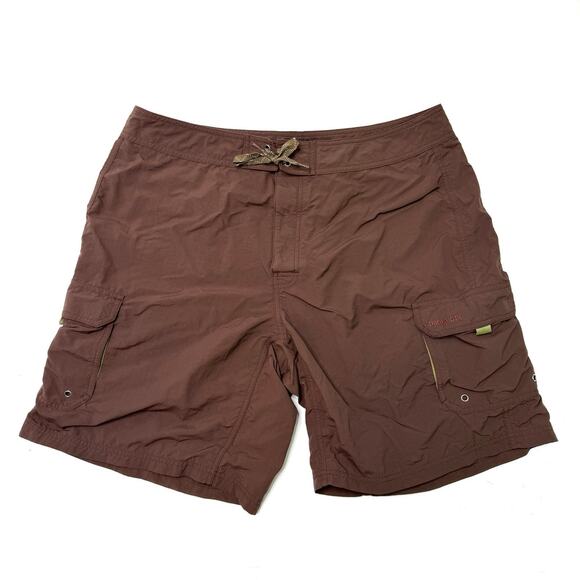 Vintage Patagonia Mens Shorts Size 36 Brown Nylon Cargo 2003 VTG 86520 9” Inseam - Picture 1 of 9